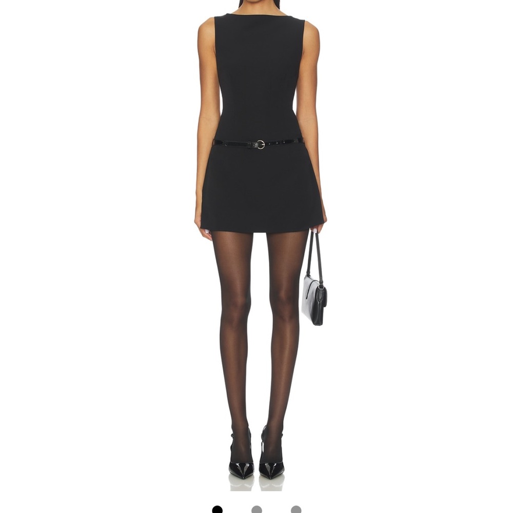 NWT superdown Chara Black Sleeveless Mini Dress Size S